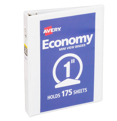 Avery Mini Economy View 3 Ring Binder, 1